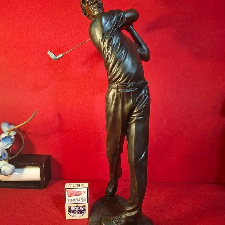 [BUNJANG] Tiger Woods Marble Statue 53cm / 타이거 우즈  마블 53cm