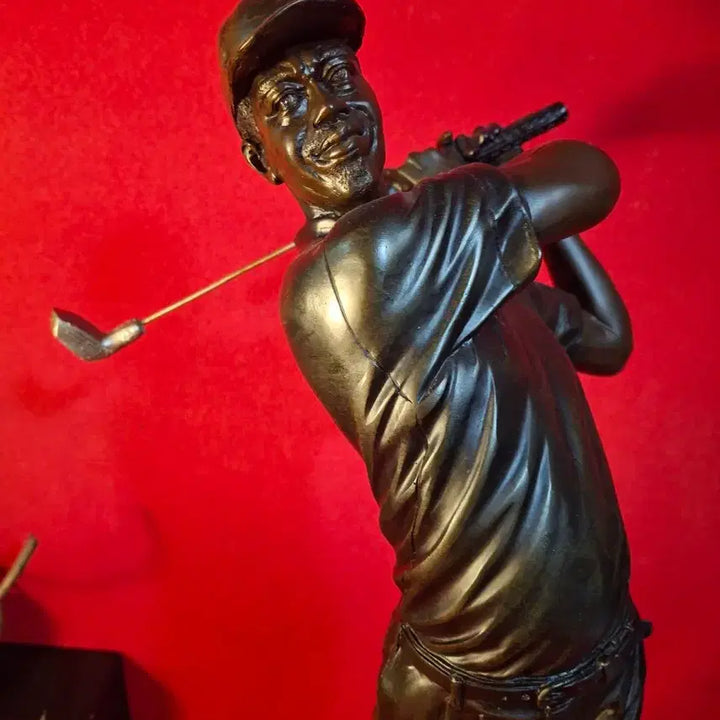 [BUNJANG] Tiger Woods Marble Statue 53cm / 타이거 우즈  마블 53cm