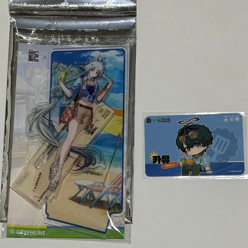 [BUNJANG] Arknights Endfield Frank Burger Camus Acrylic Stand &amp; Coupon / 명일방주 엔드필드 프랭크버거 결 아크릴 스탠드 카뮤 쿠폰