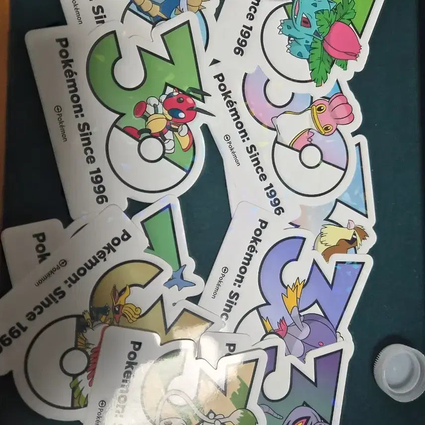 [BUNJANG] Pokemon 30th Anniversary Stickers / 포켓몬스터 스티커 30주년 기념 스티커
