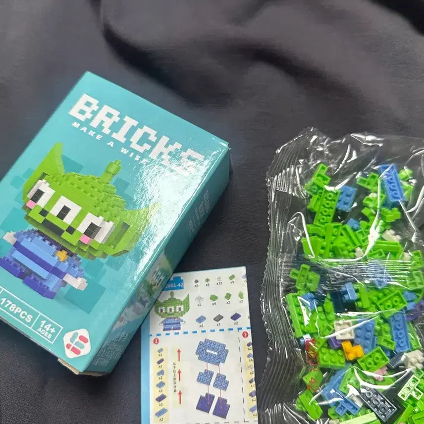 [BUNJANG] Toy Story Alien Bricks Mini Block Set / 토이스토리 알린 브릭스 미니 블럭