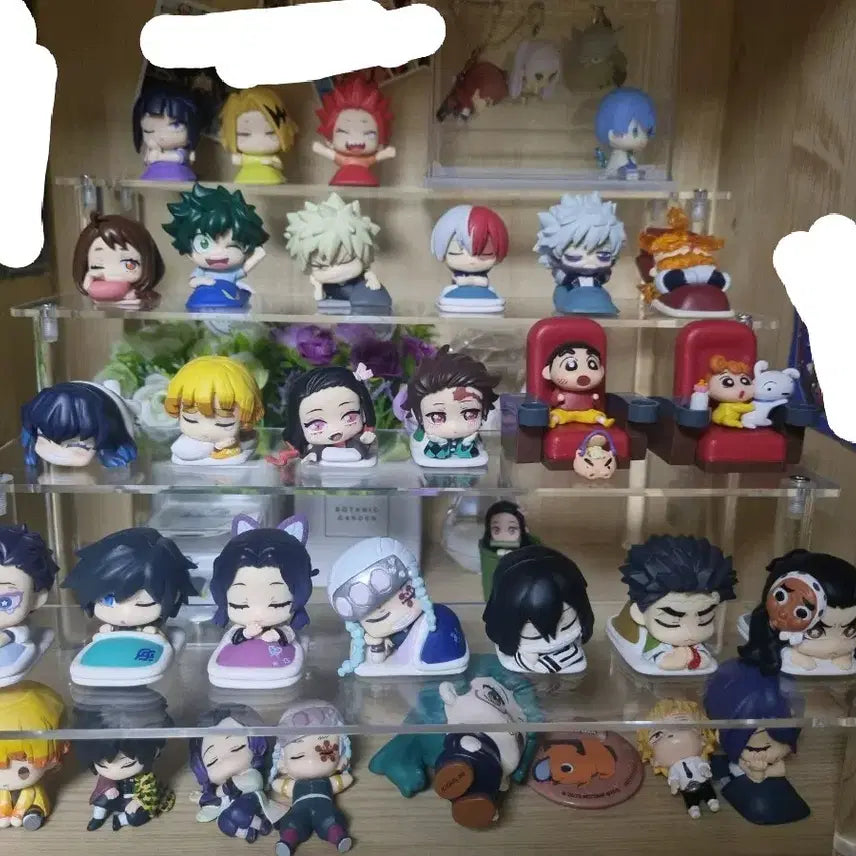 [BUNJANG] Various Anime Onemutan Gacha Figures Bundle Set / 히로아카&amp;귀칼 등등 오네무탄 가챠 일괄