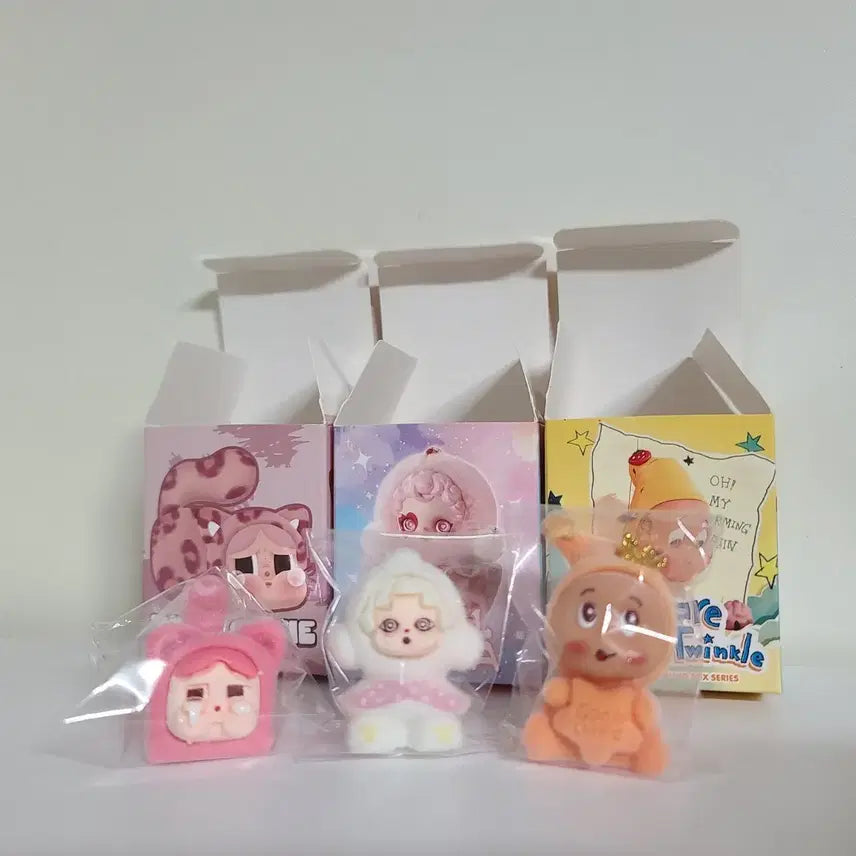 [BUNJANG] Skull Panda Wild Cutie Mini Figure Set (3 Types) / 작은별 스컬판다 와일드큐티 미니 피규어 3종 세트