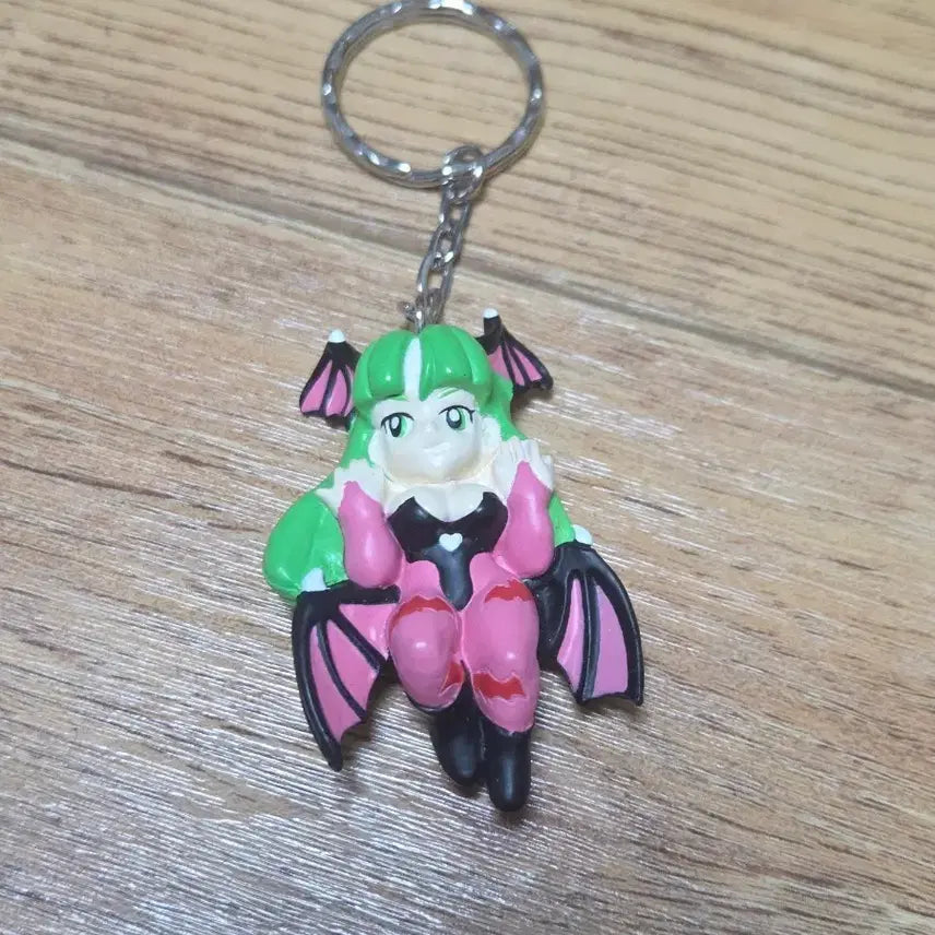 [BUNJANG] Capcom Vampire Morrigan Figure Keychain / 캡콤 뱀파이어 모리건 피규어 열쇠고리