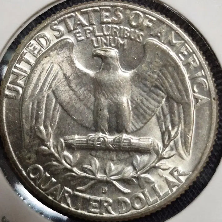 [BUNJANG] 1964 P&amp;D Washington Quarter Silver Coins (2 Uncirculated) / 1964년 P&amp;D워싱턴 쿼터 은화 2점 (완전미사용)