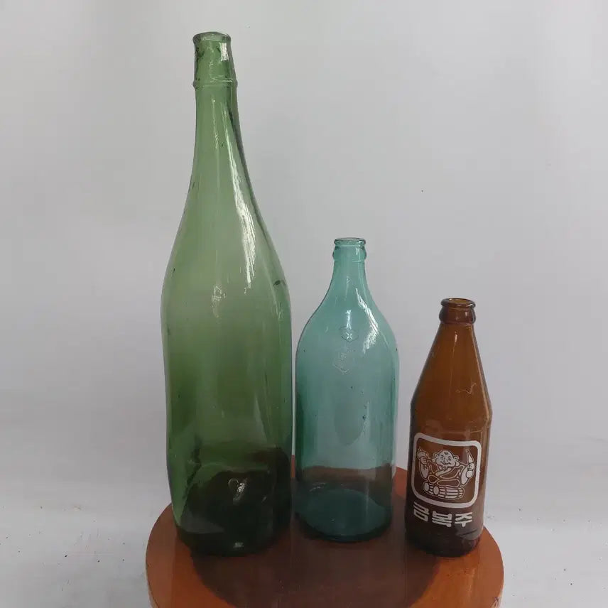 [BUNJANG] Vintage Korean Glass Bottles Set (1950s-1980s) / 근대사 빈티지  유리병-  소품용. 수집용. 만물당