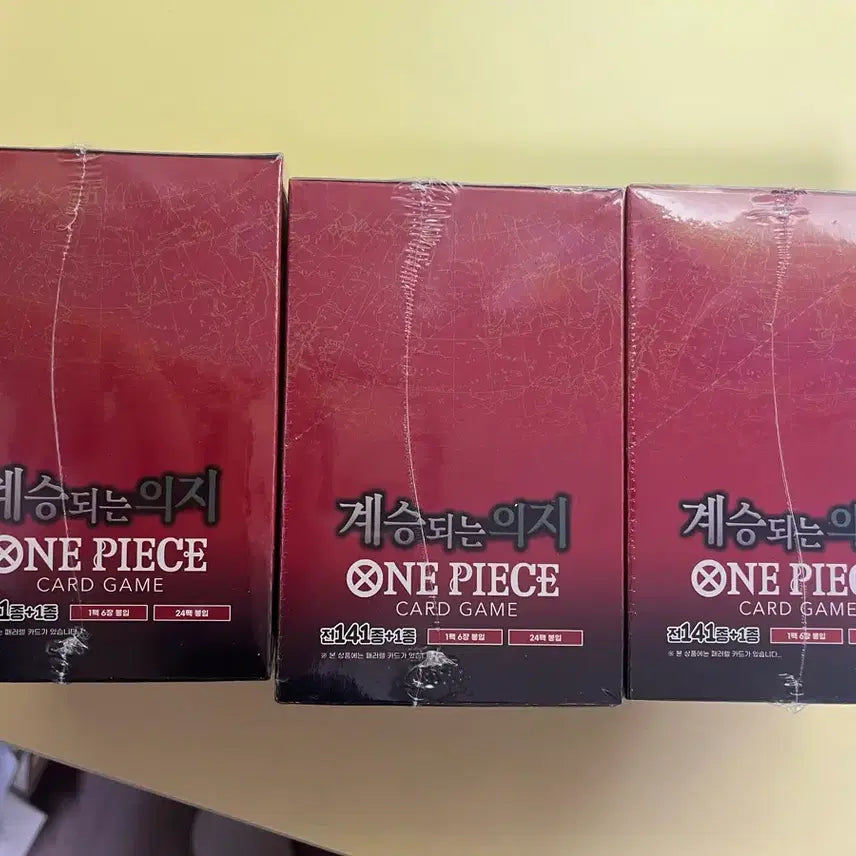 [BUNJANG] One Piece Card Game Inherited Will OPK-13 (Sealed) Bundle Set / 원피스 카드 게임 계승되는 의지 OPK-13(미개봉) 3개일괄판매 슈링크O