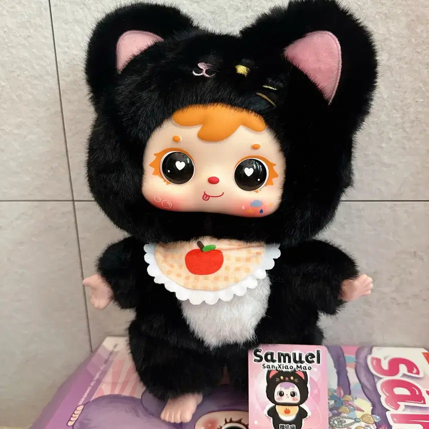 [BUNJANG] Samuel 400% Black Cat Toy (Two Eyes) / 사무엘 400% 고양이 깜고(투눈)