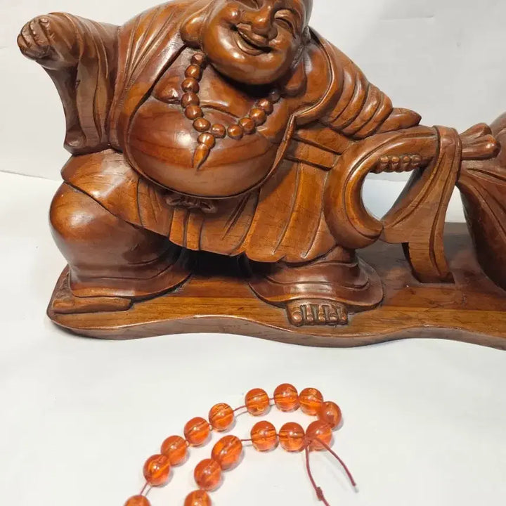 [BUNJANG] Wooden Sculpture of Budai with Attendants / 포대화상 목조각품