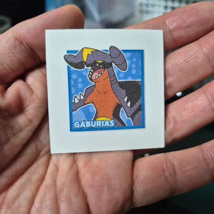 [BUNJANG] Garchomp &amp; Gabite Japanese Pokemon Seem Sticker / (한카리아스 한바이트)포켓몬 일판 씰 일본 띠부실 띠부씰