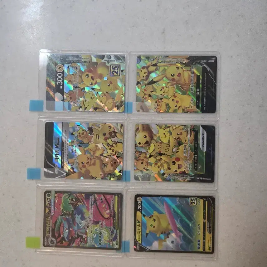 [BUNJANG] Pokemon Pikachu VMAX/V 25th Anniversary &amp; Mega Venusaur EX Card / 포켓몬 카드 피카츄 VMAX/V 25주년+메가이상해꽃ex