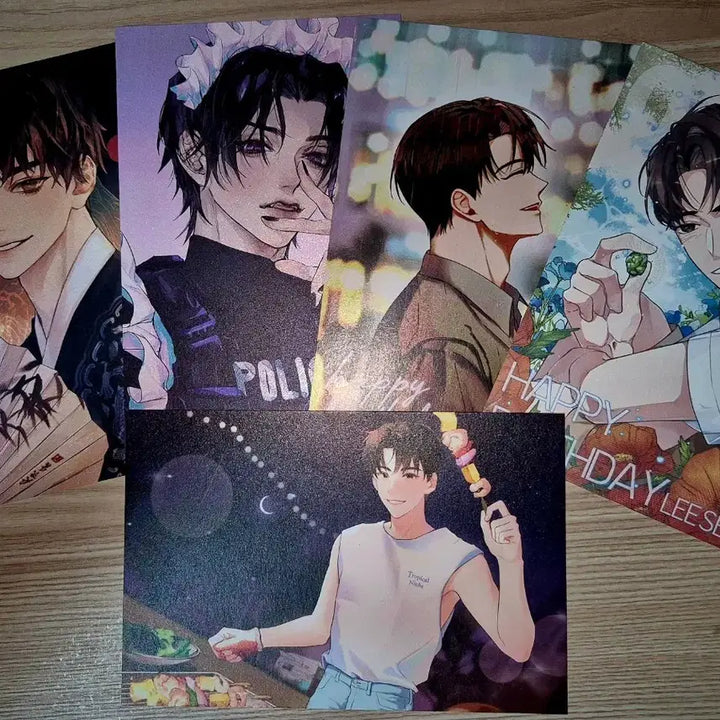 [BUNJANG] Debut or Die Lee Sejin Kim Raebin Postcard Bundle Set / 데못죽 이세진, 김래빈 엽서 5장 일괄 판매합니다
