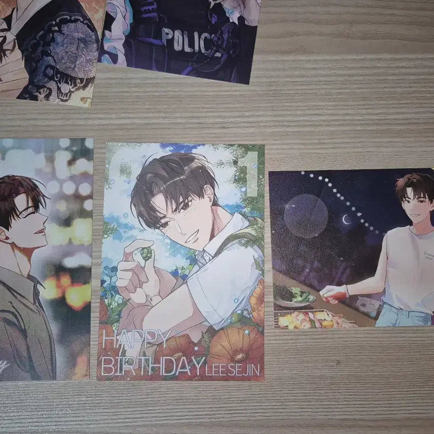 [BUNJANG] Debut or Die Lee Sejin Kim Raebin Postcard Bundle Set / 데못죽 이세진, 김래빈 엽서 5장 일괄 판매합니다