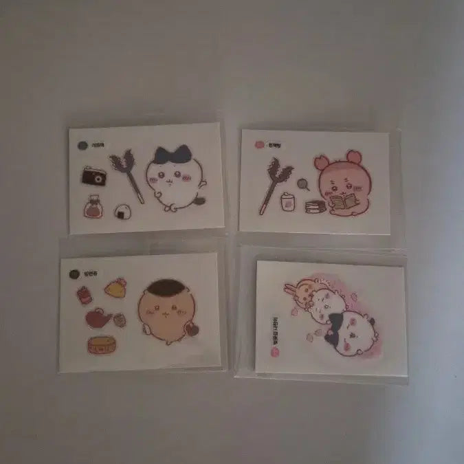 [BUNJANG] Chiikawa Ttibusal Sticker Bundle Set / 일괄 먼작귀 치이카와 띠부씰 스티커