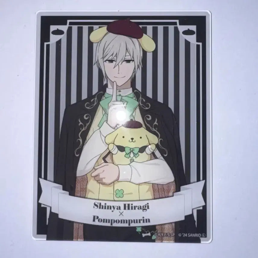 [BUNJANG] Seraph of the End Shinya Hiragi Sanrio Collaboration Ver. 2 Acrylic Card / 종말의 세라프 종세 히이라기 신야 굿즈 아크릴 카드