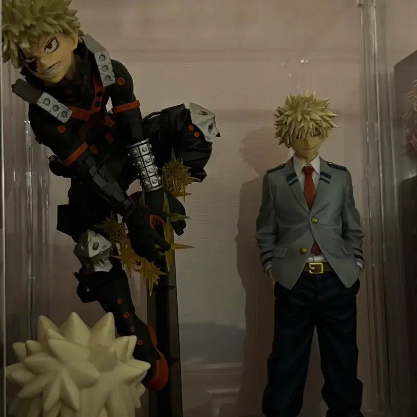[BUNJANG] Katsuki Bakugo Figure Bundle Set (Kokoro No Ato B, Mashimatic 2, Soft Vinyl) / 바쿠고 피규어 일괄 판매(이어지는 마음 b상, 매시매틱2, 소프비)