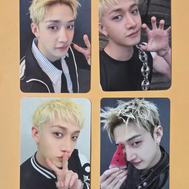 [BUNJANG] Stray Kids Bang Chan THIS&amp;THAT Photocard Bundle / SKZ 스키즈 방찬 THIS&amp;THAT 디스앤댓 위드뮤 yes24 뮤직코리아 팬즈 특전 포토카드