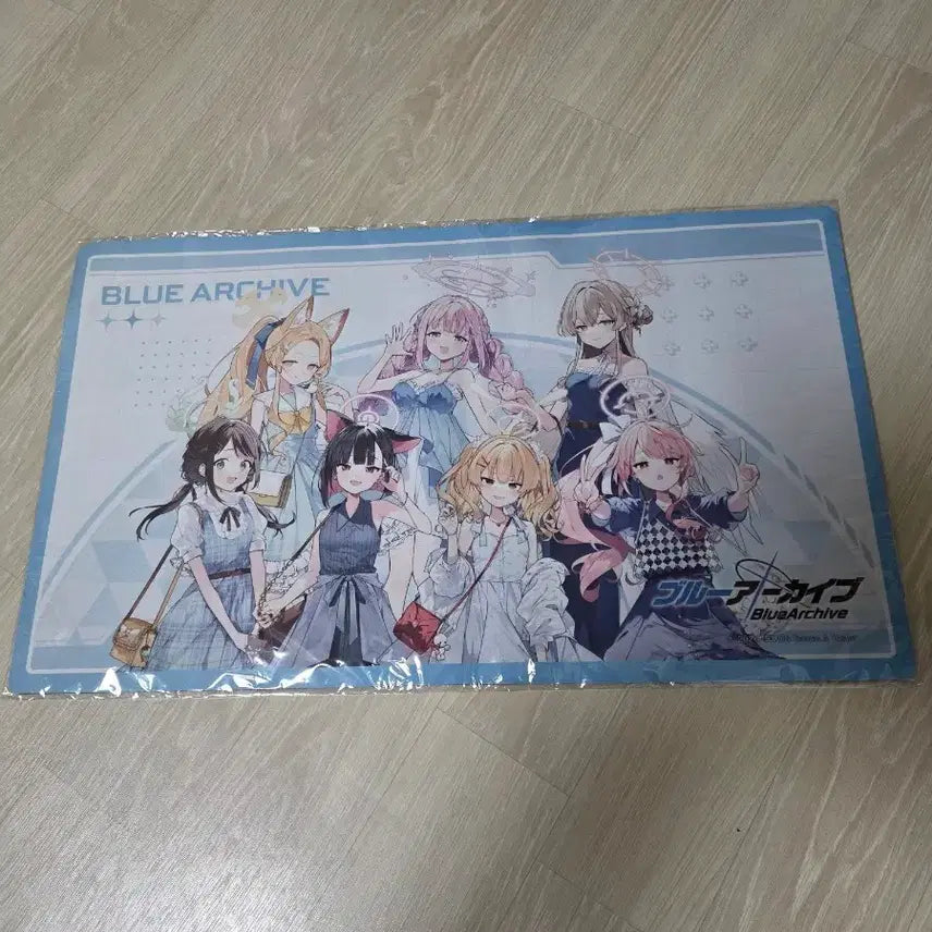 [BUNJANG] Blue Archive Lawson Collaboration Trinity Tea Party &amp; Bandibu Desk Mat / 블루아카 로손 콜라보 티파티&amp;방디부 장패드