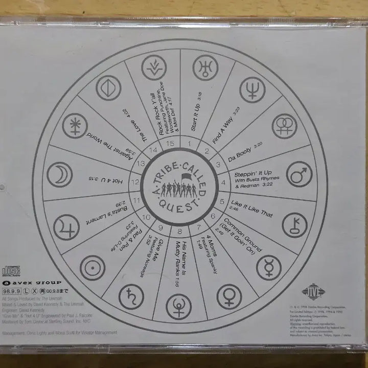 [BUNJANG] A Tribe Called Quest The Love Movement CD / CD 음반 A Tribe Called Quest 트라이브 콜드 퀘스트- The Love Movement