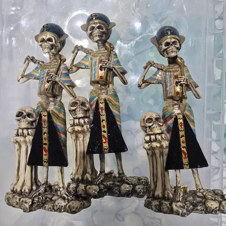 [BUNJANG] Egyptian Skull Figurine Set (3 Types) / 이집트 해골 피규어 3종 세트