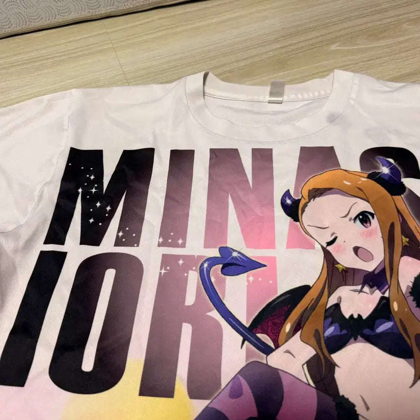 [BUNJANG] The Idolm@ster Iori Minase T-Shirt - Classic Bishoujo Figure Illustration / 아이돌 마스터 미나세 이오리 티셔츠 고전 미소녀 피규어 아이마스