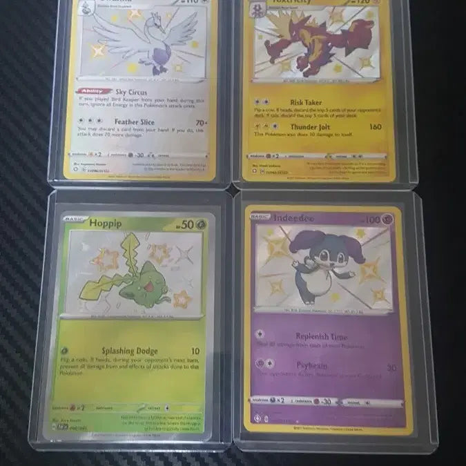 [BUNJANG] Pokemon Card Shiny Swan, Toxtricity, Grimmsnarl, Hatenna North American Edition / 포켓몬 카드 스완나,스트린더, 에써르, 통통코 이로치 북미판 팝니다