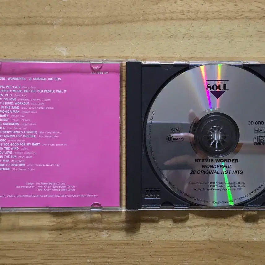 [BUNJANG] Stevie Wonder Wonderful 20 Original Hot Hits CD / CD 음반 Stevie Wonder 스티비 원더 - Wonderful 20 Original Hot Hits
