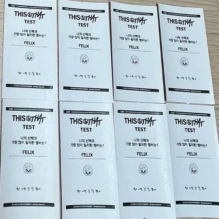 [BUNJANG] Stray Kids SKZ Dis-and-That Popup Store Felix Receipt POB / 스트레이키즈 스키즈 디스앤댓 팝업 영수증 입장 특전 스키주 필릭스 뽁아리