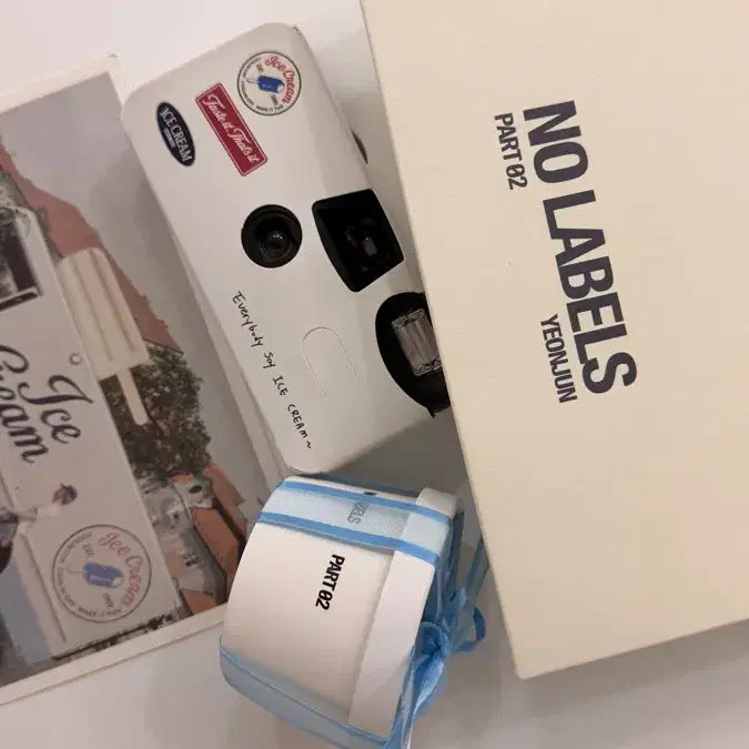 [BUNJANG] TXT Yeonjun Reverse Fan Gift Camera Scented Candle Set / [미개봉] 투바투 TXT 연준 역조공 카메라 향초