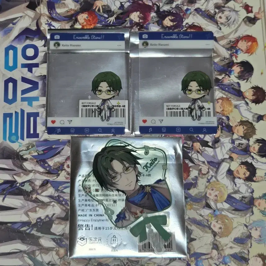 [BUNJANG] Ensemble Stars! 10th Anniversary Movic Popup Hongwol Keito Bundle Set Special 7 / [일괄가격] 앙스타 10주년 모펀 팝업 홍월 케이토 7특전