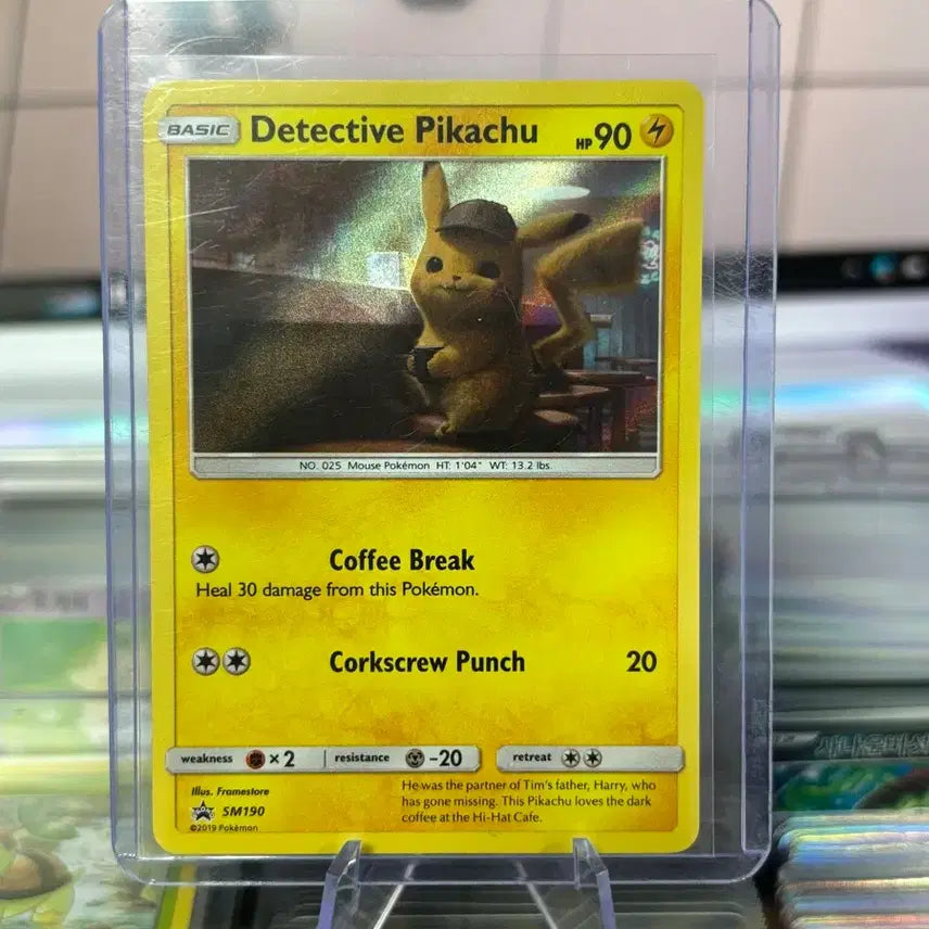 [BUNJANG] Detective Pikachu Pokemon Card (North America Edition) / 택포 북미 명탐정 피카츄 포켓몬카드