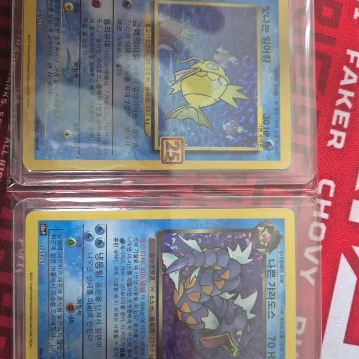 [BUNJANG] Dark Gyarados 70 HP &amp; Shiny Magikarp 30 HP 2-Card Set / 나쁜 갸라도스 70 HP / 빛나는 잉어킹 30 HP 2장 세트