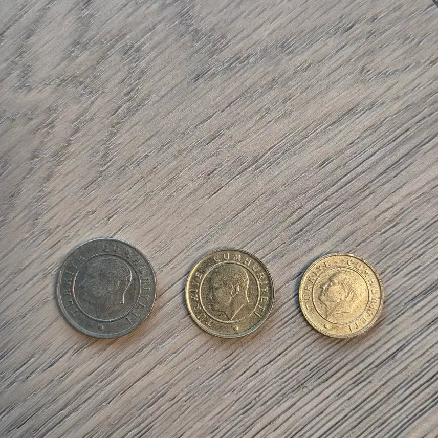 [BUNJANG] Turkey 25, 10, 5 Kurus Coin Set / 터키 주화 25 쿠루쉬 10 쿠루쉬 5 쿠루쉬
