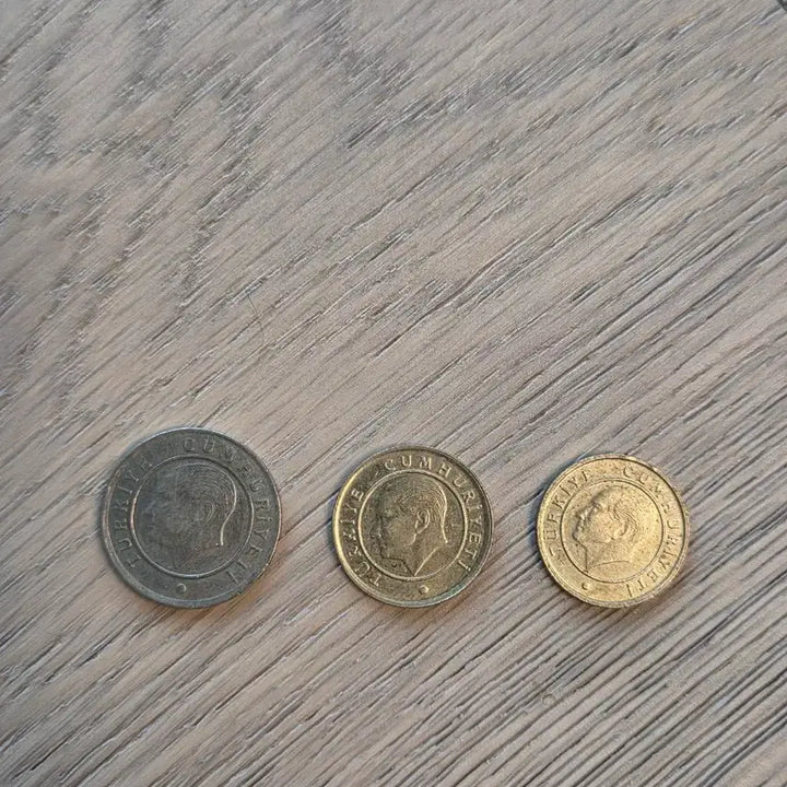 [BUNJANG] Turkey 25, 10, 5 Kurus Coin Set / 터키 주화 25 쿠루쉬 10 쿠루쉬 5 쿠루쉬