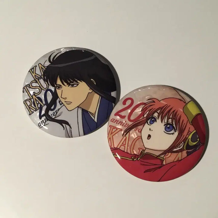 [BUNJANG] Gintama 20th Anniversary Badge Bundle Set - Zura, Kagura / 일괄판매) 은혼 20주년 뱃지 즈라, 카구라