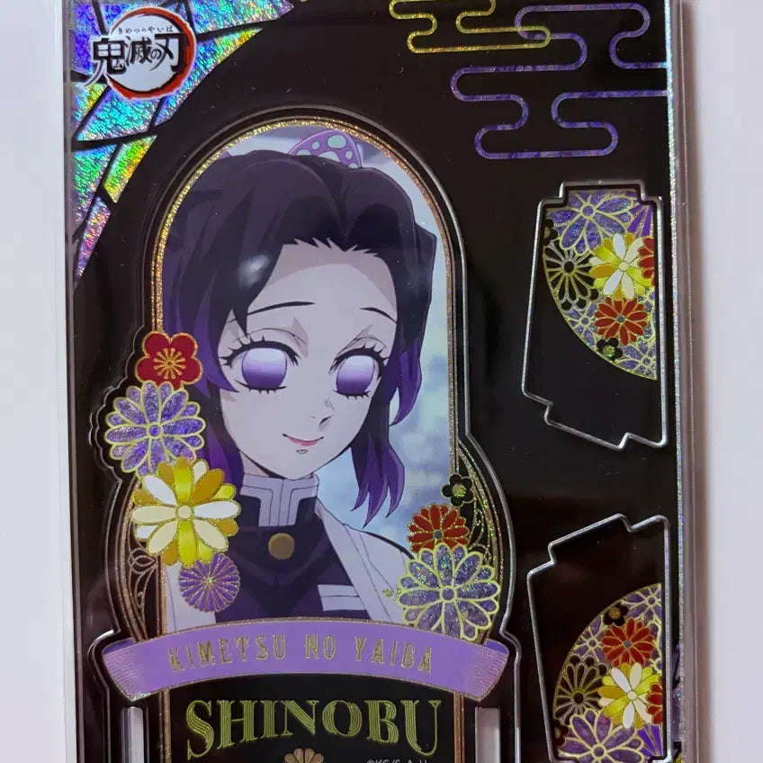 [BUNJANG] Demon Slayer Shinobu Raden Style Acrylic Stand / 귀멸의칼날 시노부 나전풍(자개) 아크릴 스탠드