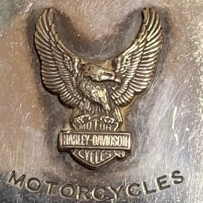 [BUNJANG] 2000s Harley-Davidson Vintage Zippo Lighter - Silver Eagle Emblem / 2000년대 )할리데이비슨 할리 빈티지 지포 라이터 은색 독수리 문양