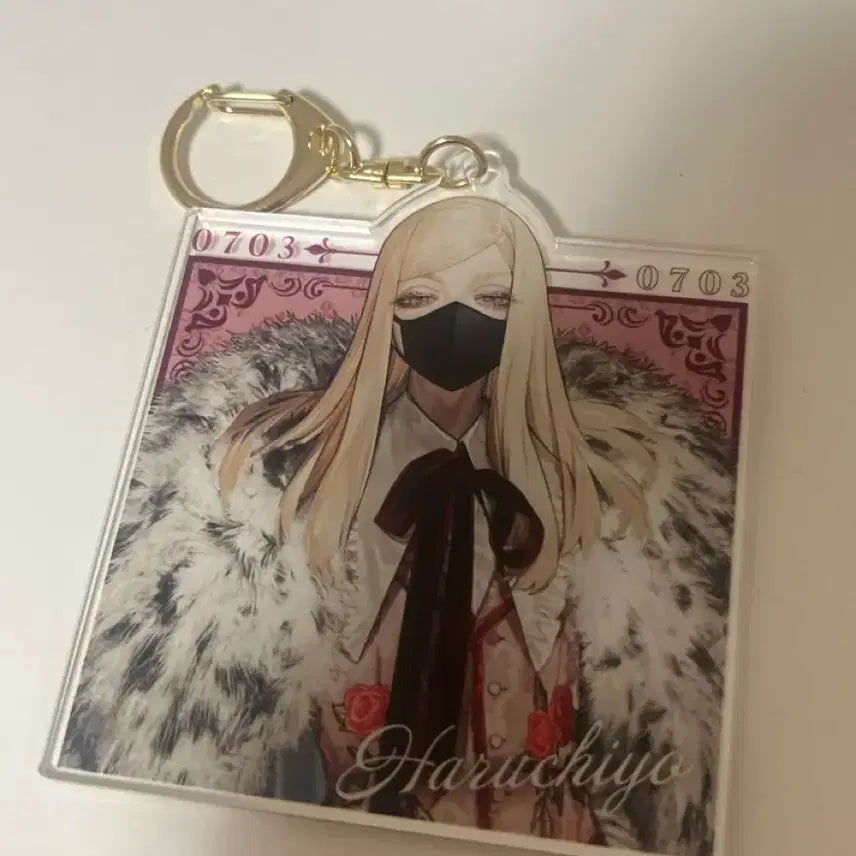 [BUNJANG] Sanzu Haruchiyo Acrylic Keychain / 도리벤 au 산즈 하루치요 아크릴 키링