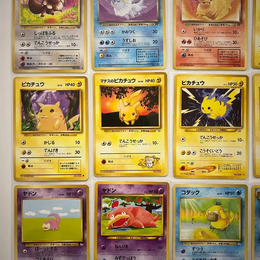 [BUNJANG] Pokemon Card Vintage Old Back Bundle Set / 포켓몬카드 빈티지 올드백 일괄판매 (인기 앨범용)