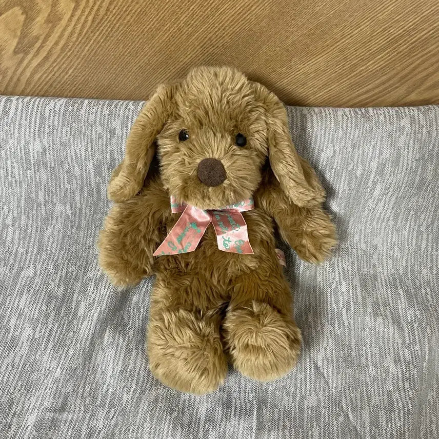 [BUNJANG] Vintage Puppy Plush Doll - Classic Retro Stuffed Animal / 빈티지 강아지 인형 고전 레트로 인형