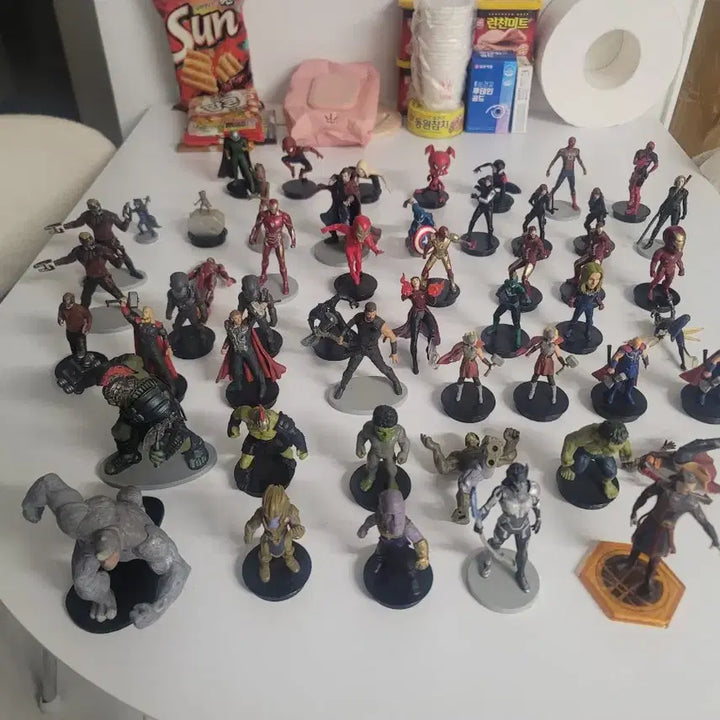 [BUNJANG] Marvel Heroes Figure Set / 마블 히어로 피규어 세트