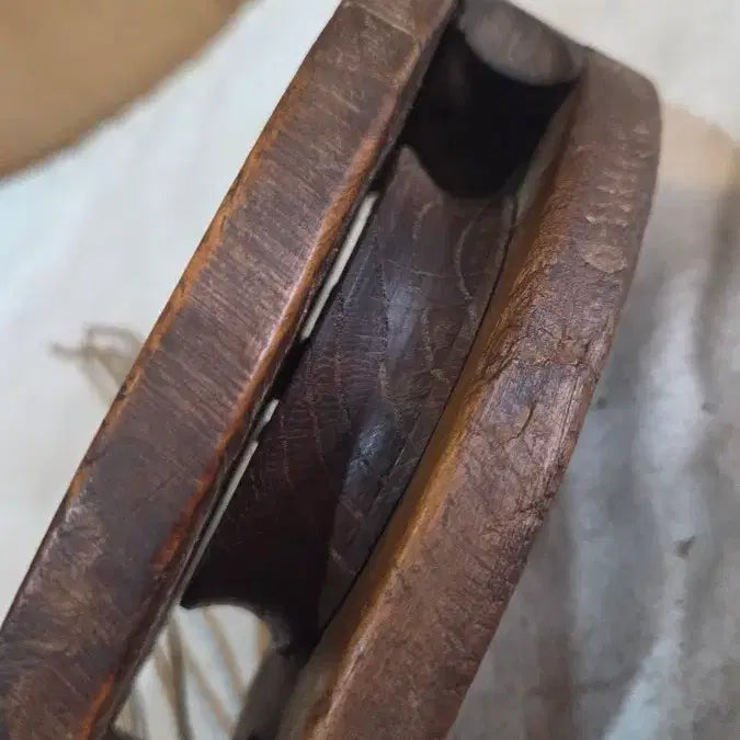 [BUNJANG] Wooden Pulley / 땟물좋은 나무 도르래
