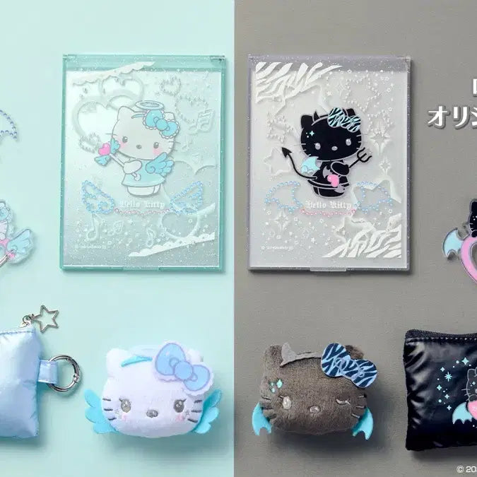 [BUNJANG] Hello Kitty Angel Devil Pouch Black Sealed / 헬로키티 천사악마 악마파우치 블랙 미개봉 새상품