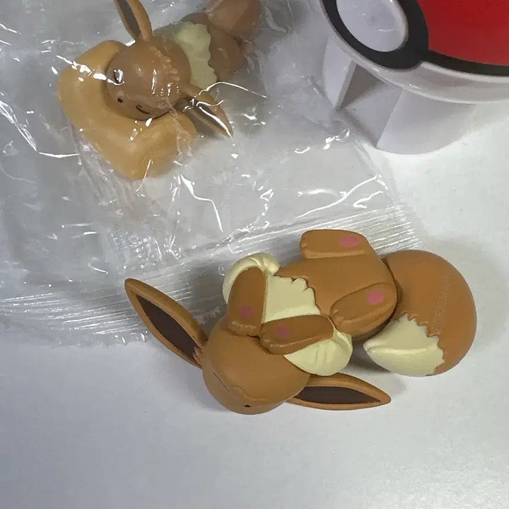 [BUNJANG] Pokemon Eevee Figure Bundle Set (Sleeping, Soda) / 일괄) 포켓몬스터 이브이 피규어 가챠 소다 잠꾸러기 잠 잠자는 자는