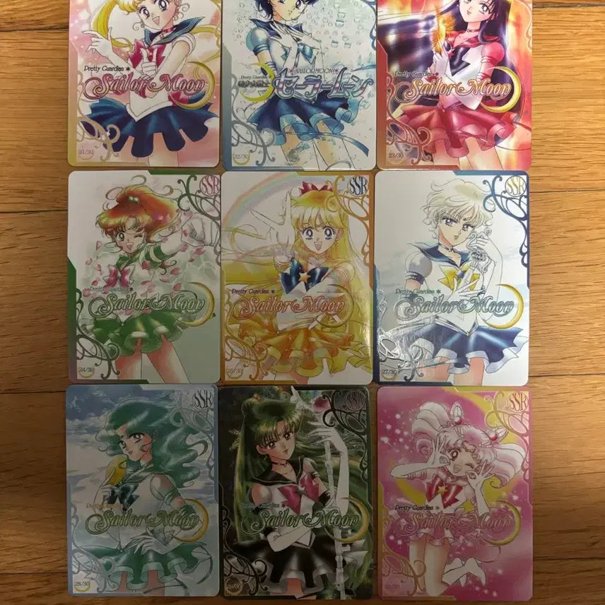[BUNJANG] Sailor Moon Original Art Style Card Set (9 Types) / [새상품] 세일러문 원화 그림체 카드 9종세트 (개별X)