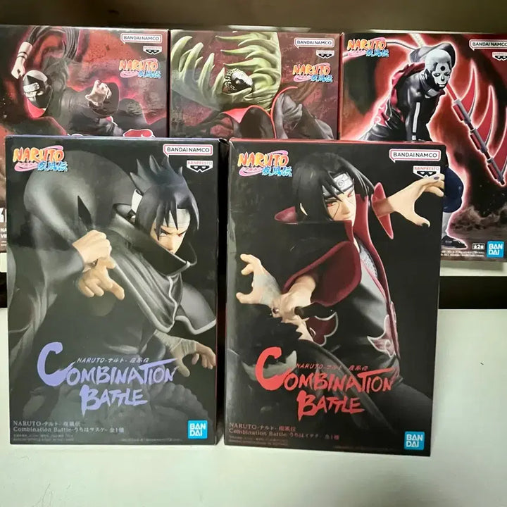 [BUNJANG] Naruto Uchiha Sasuke &amp; Itachi Jūretsu Figure Set / (개봉)나루토 피규어 일괄판매