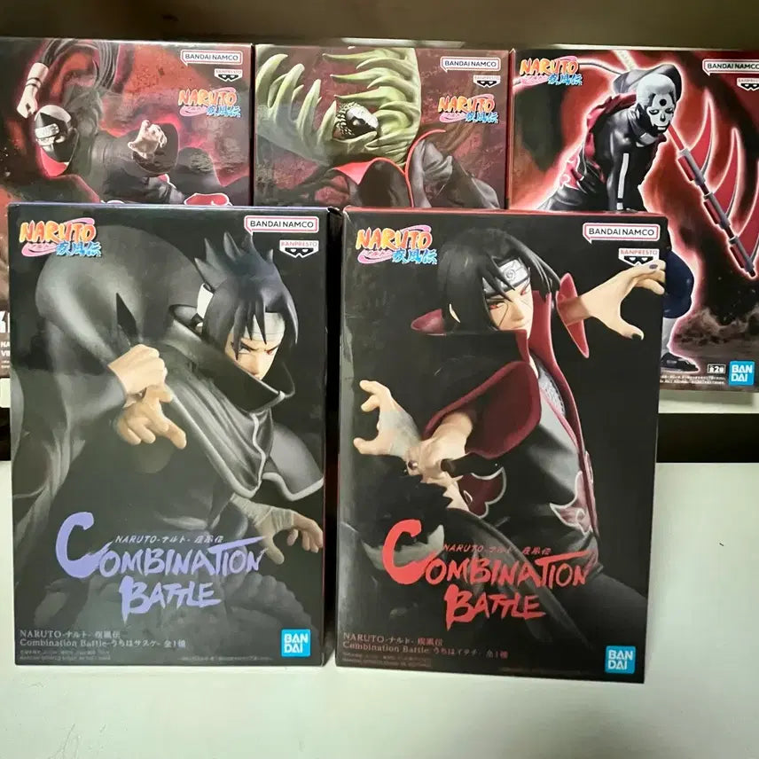 [BUNJANG] Naruto Uchiha Sasuke &amp; Itachi Jūretsu Figure Set / (개봉)나루토 피규어 일괄판매