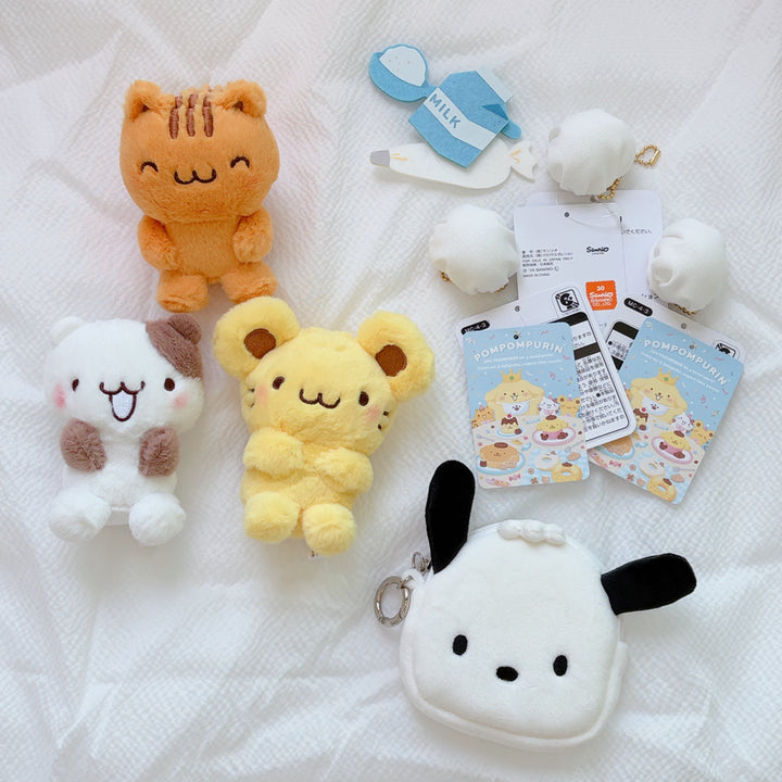 [BUNJANG] Sanrio Pompompurin Japan Limited Sweet Party Cooking Collection Plush Doll / 산리오 정품 폼폼푸린 일본 한정 스위트 파티 쿠킹 컬렉션 인형 머핀 베이글 스콘 키링 30주년 퓨로랜드 팀 푸린