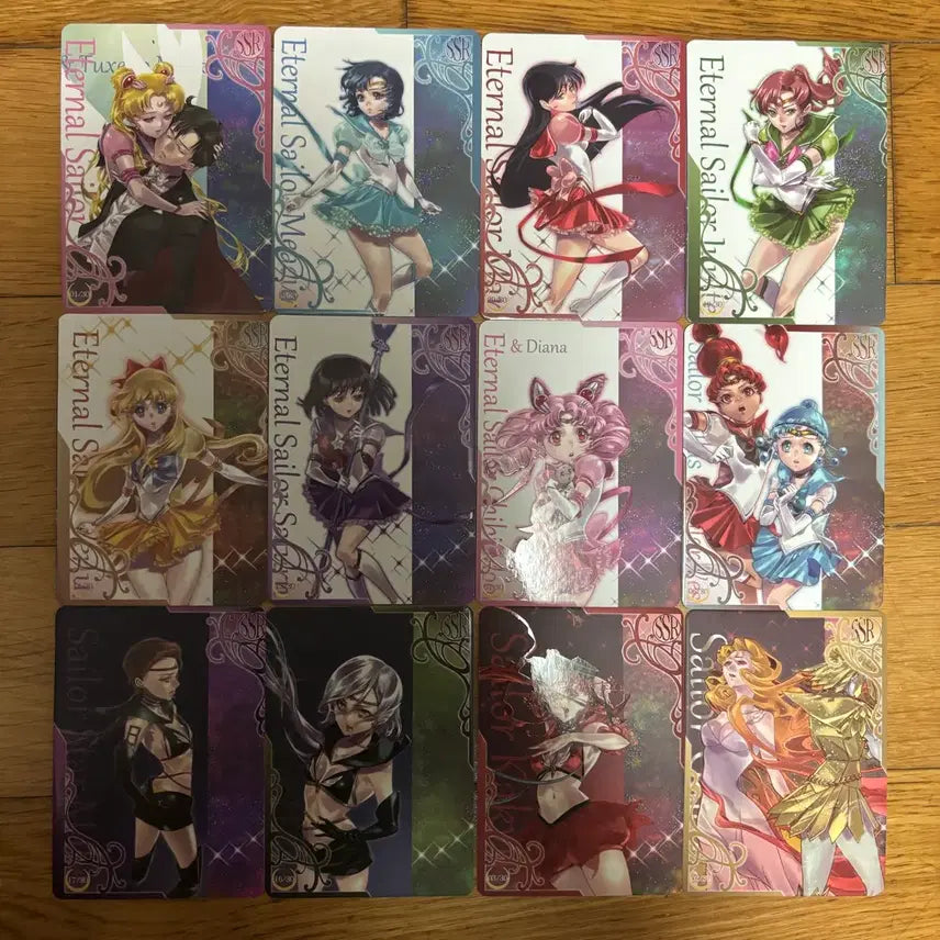 [BUNJANG] Sailor Moon Card Set (12 Types) / [새상품] 세일러문 카드 12종세트 (개별X)