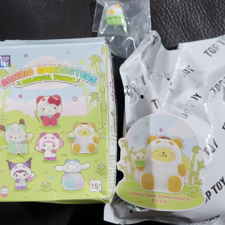 [BUNJANG] Toptoy Sanrio Pompompurin Panda Figure / 탑토이 산리오 폼폼푸린 팬더 피규어